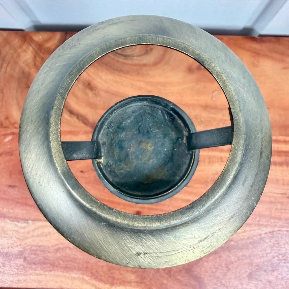 PartyLite Pillar Tealite Votive Candle Holder Metal Country Farmhouse 10 1/2" H - Picture 3 of 7